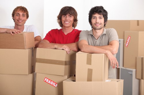 High-quality packing materials for a Kensington move