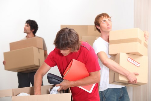 Efficient moving process with a man with van in Kensington